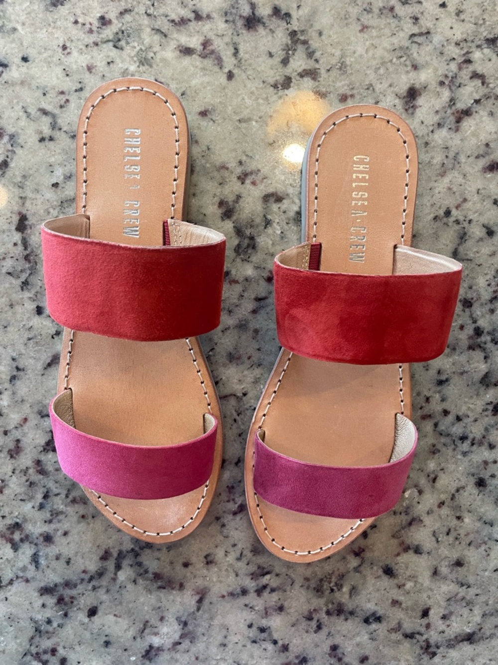 New Chelsea Crew “sinister”Suede Slide Sandals made in India SZ 7